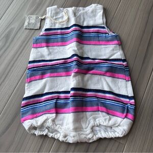 Lemlem Stripe Bubble Onesie